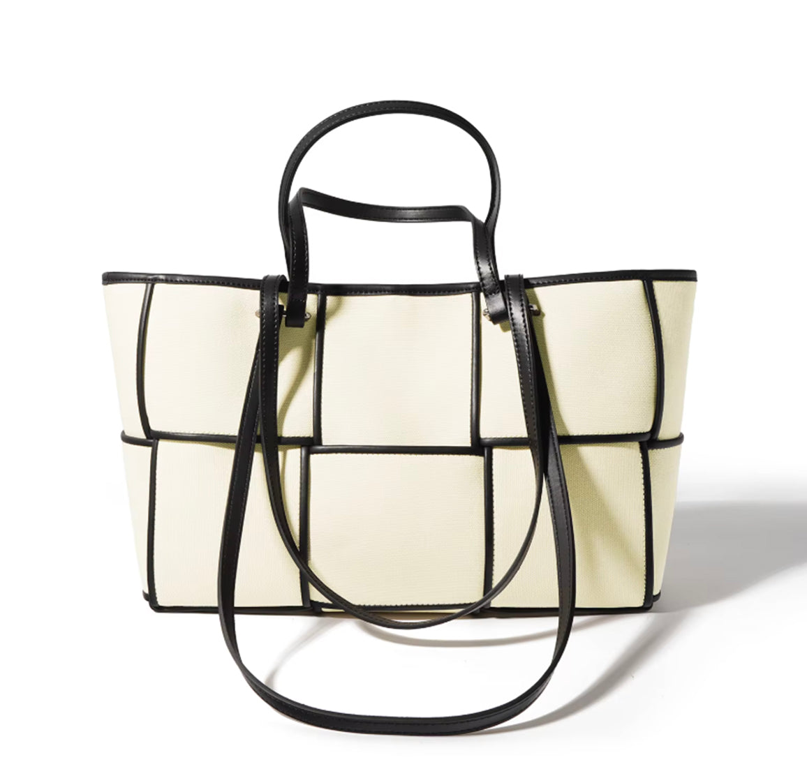 The Woven Tote - Black
