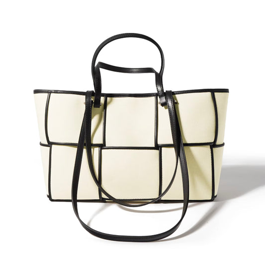 The Woven Tote - Black
