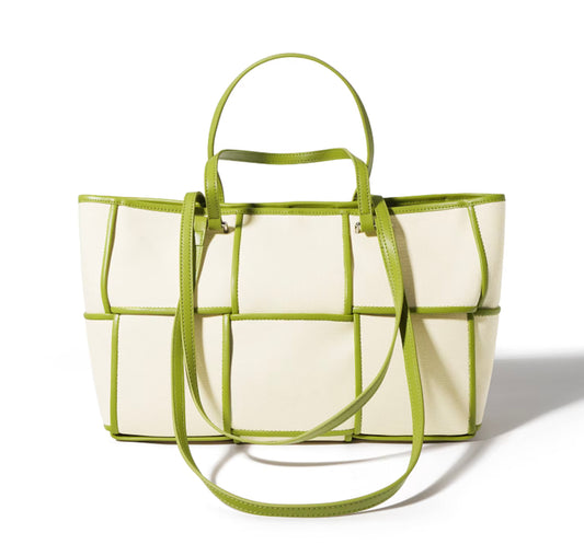 The Woven Tote - Green